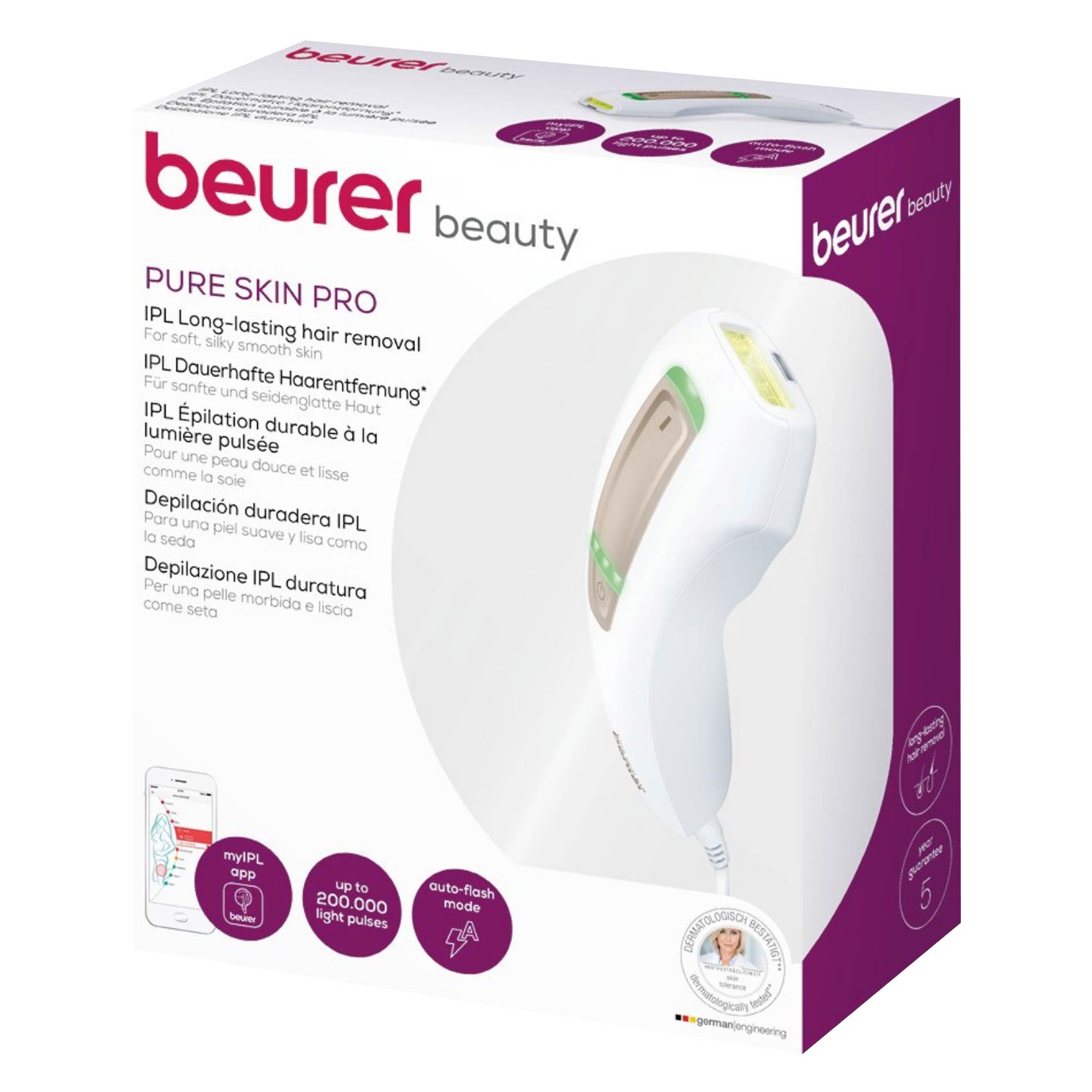 Beurer Ipl5500 Pure Skin Pro Hair Remover