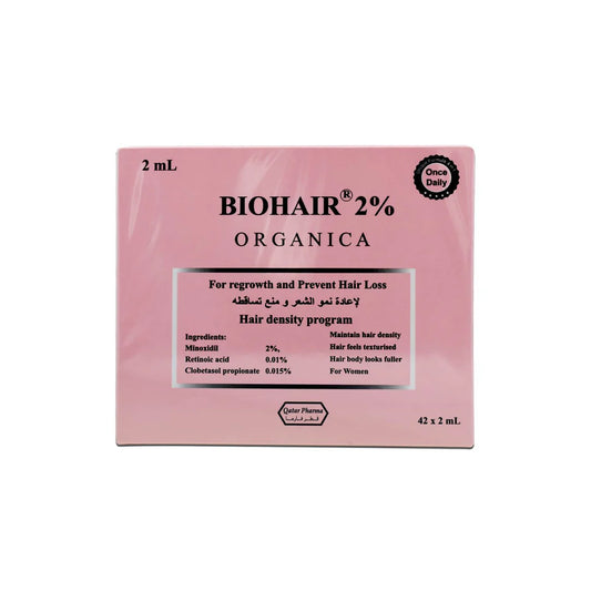 BIOHAIR ORGANICA 2% 2ML AMPOULES 42'S