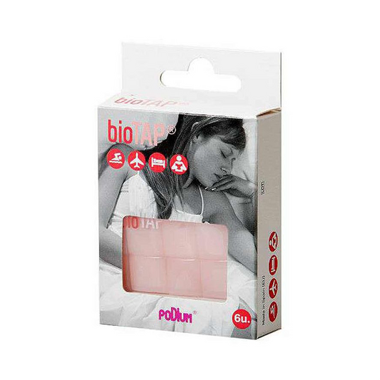 BIOTAP EAR PROTECTOR MOULDABLE SILICONE PINK 6'S