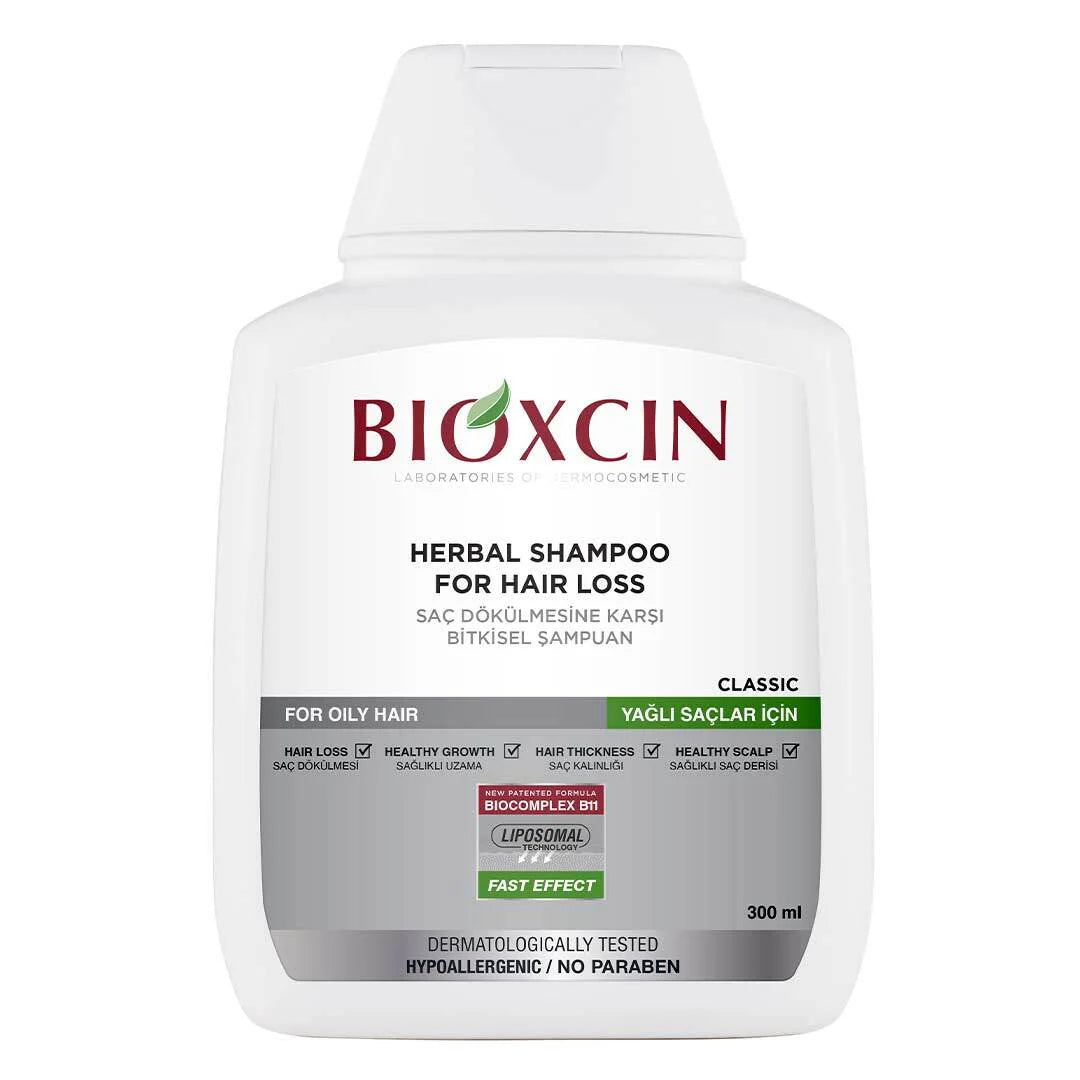 Bioxcin Herbal Shampoo For Hair Loss Oily Hair 300ml
