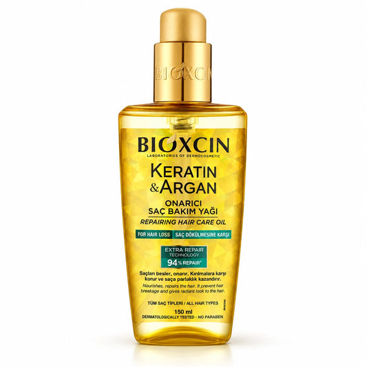 Bioxcin Keratin & Argan Repairing Hair Care Oil 150ml