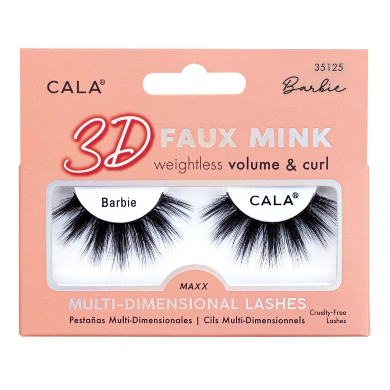 Cala 3D Faux Mink Lashes Barbie-35125