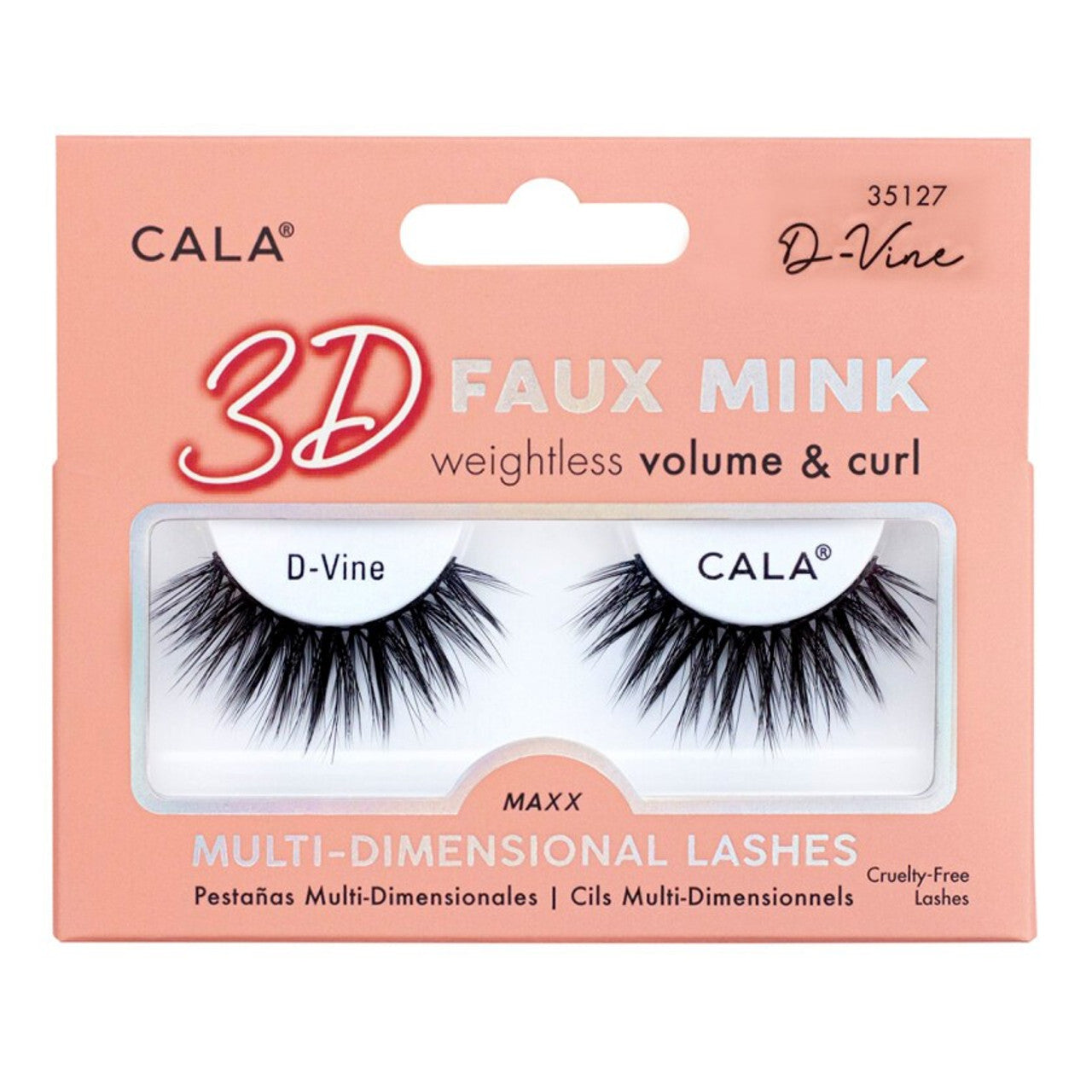 Cala 3D Faux Mink Lashes-D-Vine-35127