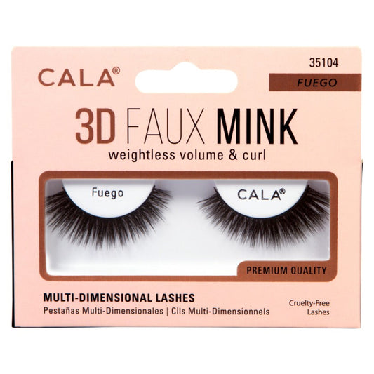 Cala 3D Faux Mink Lashes Fuego-35104