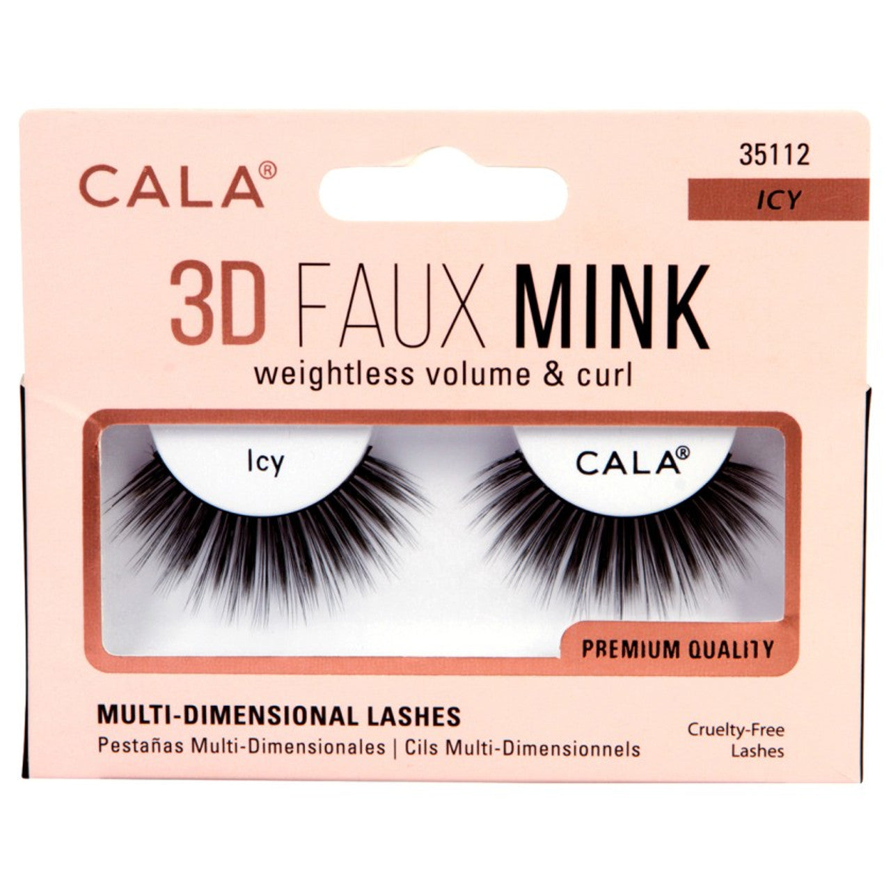 Cala 3D Faux Mink Lashes Icey-35112