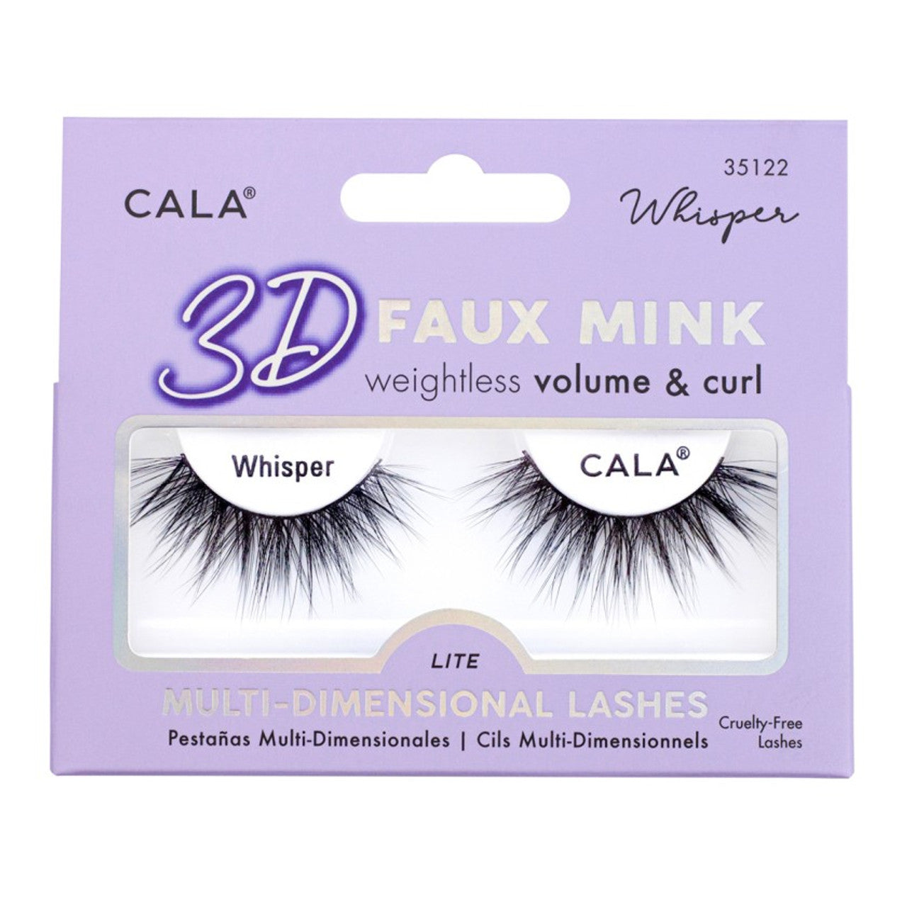 Cala 3D Faux Mink Lashes Whisper-35122