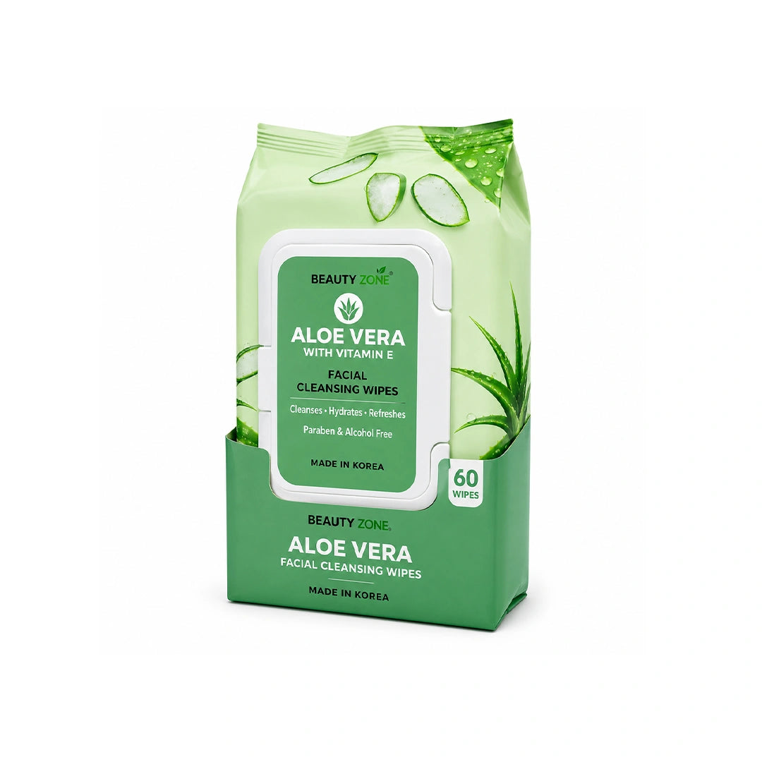 Cala 47021 Aloe Vera With Vitamin E Facial Cleansing Tissues 60'S