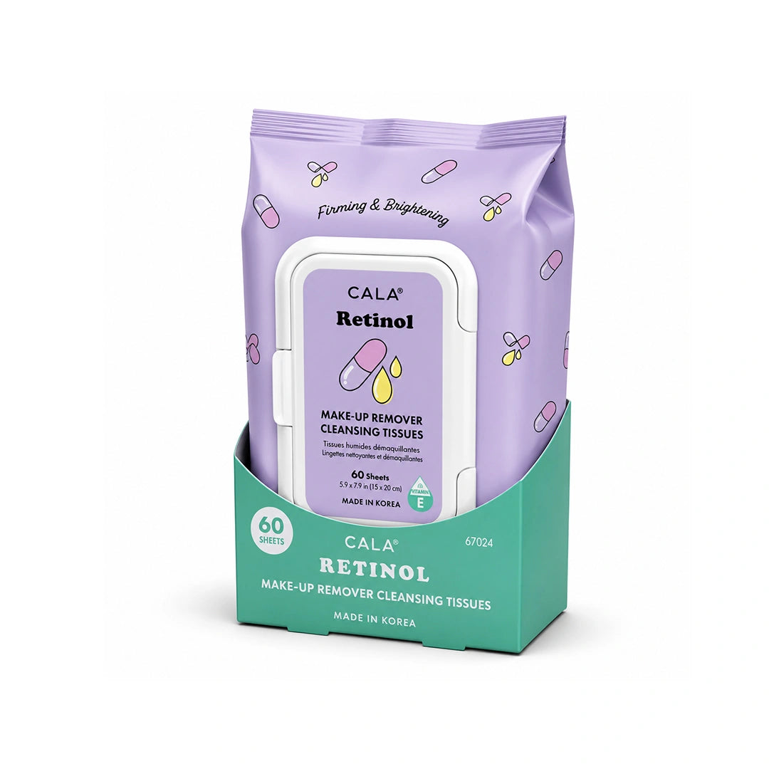 Cala 47026 Retinol Facial Cleansing Tissues 60'S