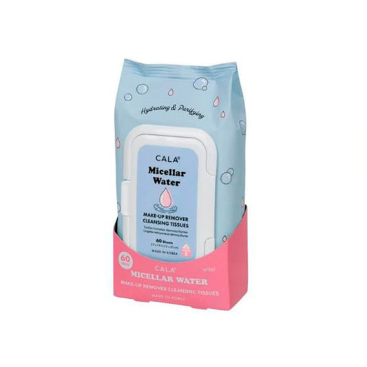 Cala 47027 Micellar Water Facial Cleansing Tissues 60'S