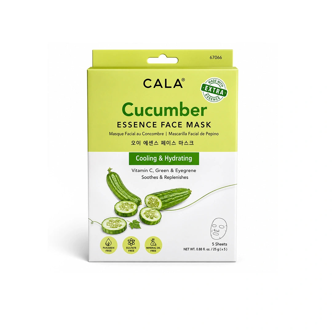 Cala 67106 Cucumber Essence Face Mask 5'S