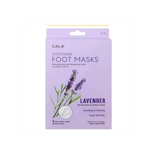 Cala 67178 Lavender Soothing Foot Masks 3 Pairs