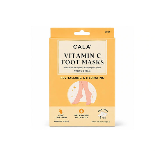 Cala 67181 Vitamin C Foot Masks 3 Pairs