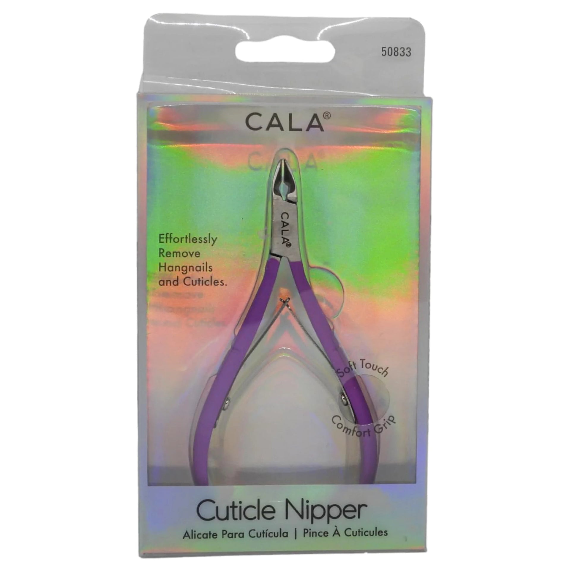 Cala Cuticle Nipper W Soft Touch Orchid
