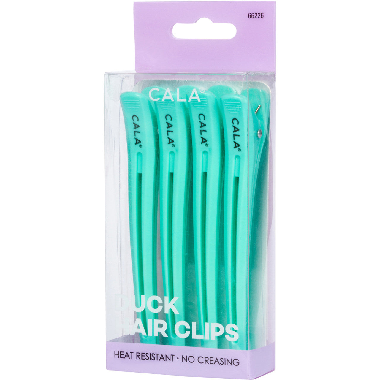 Cala Duck Hair Clip Teal 4pc -66226