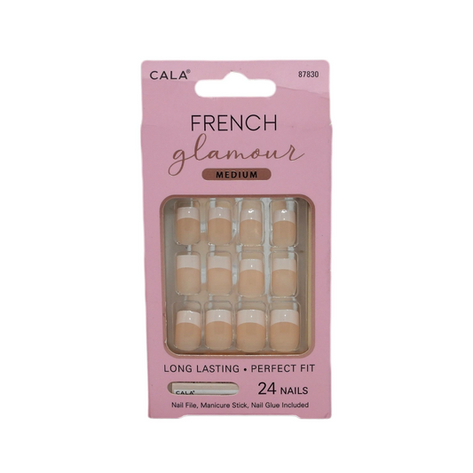 Cala French 87830 Glamour Nail Kit(M) 24'S