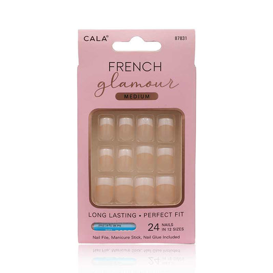 Cala French 87831 Glamour Nail Kit(M) 24'S