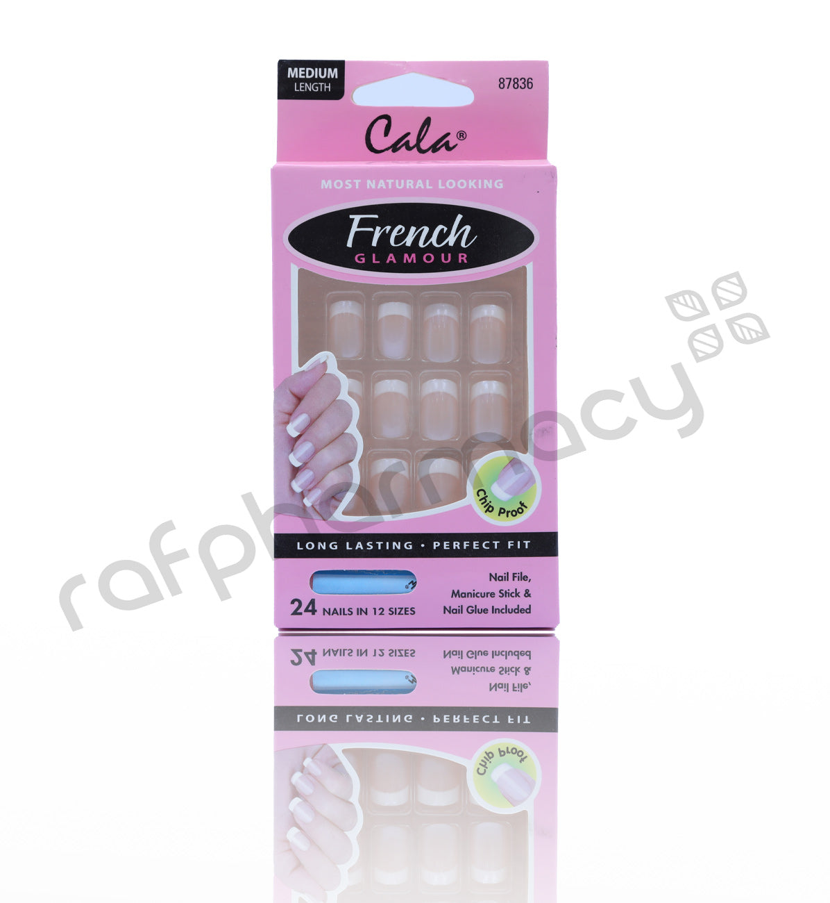 Cala French 87836 Glamour Nail Kit(M) 24'S