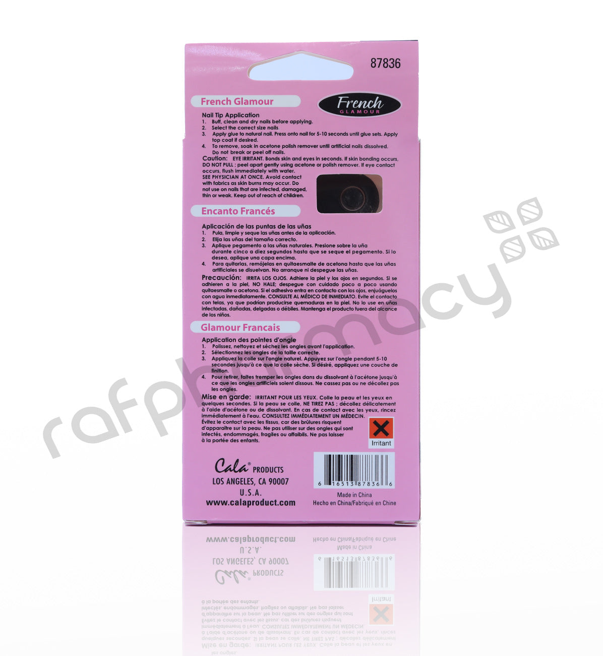 Cala French 87836 Glamour Nail Kit(M) 24'S