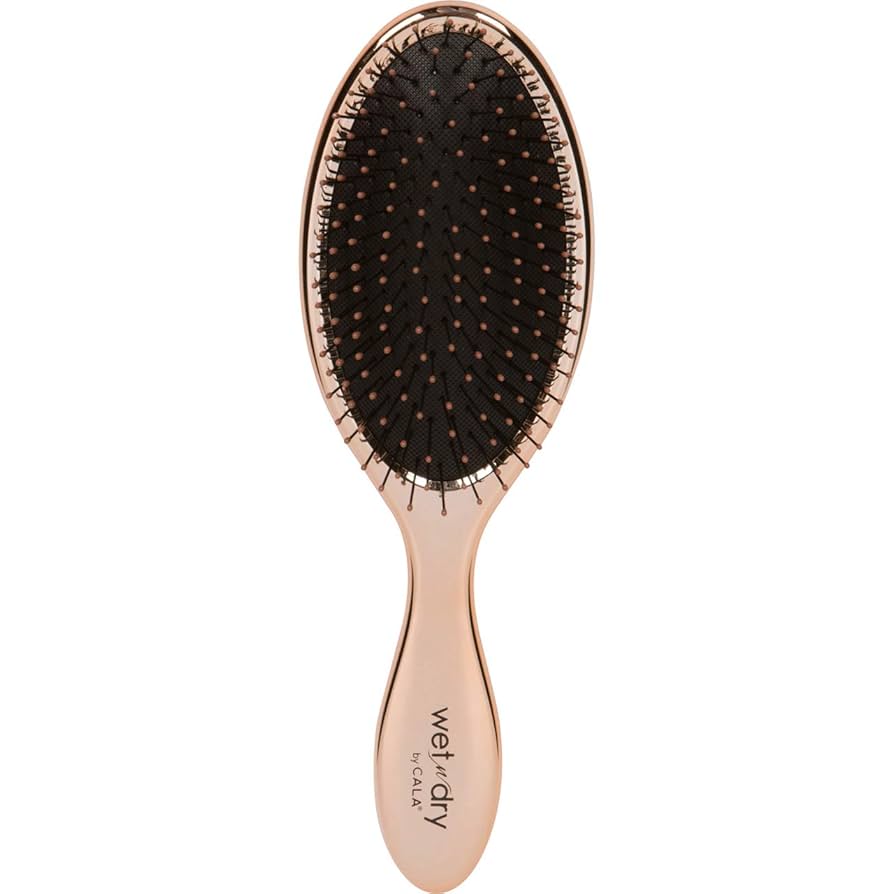 Cala Metallic Rose Gold Hair Detangler - 66758
