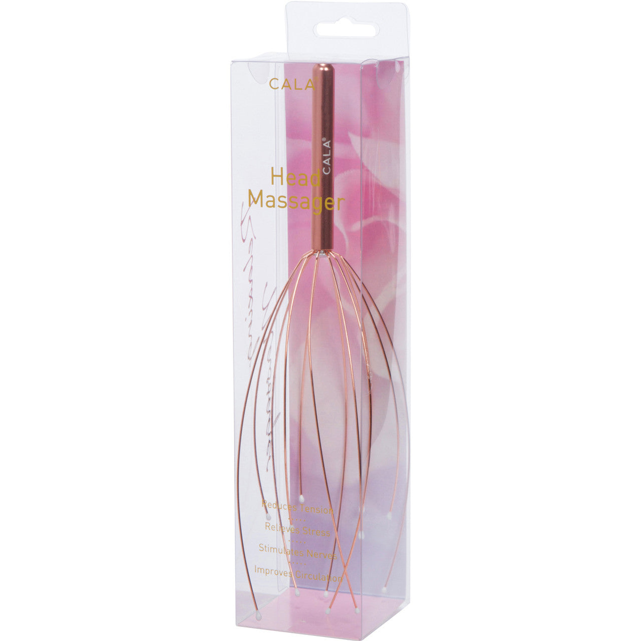 Cala Personal Care Head Massager (Rose Gold) 69309