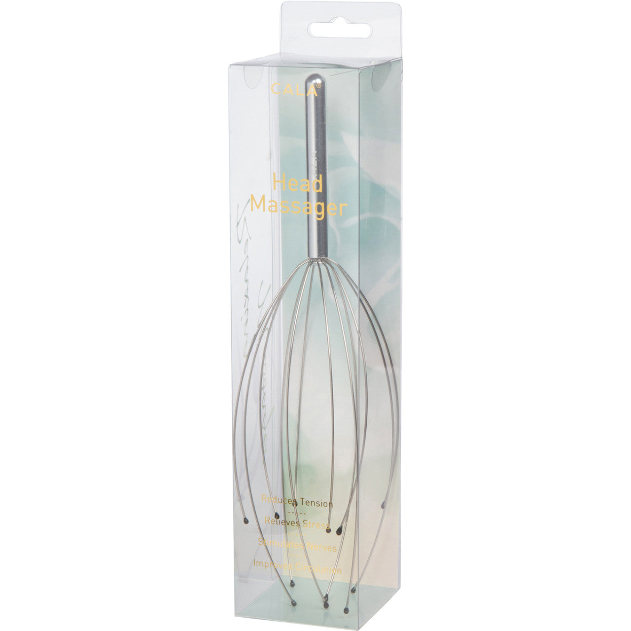 Cala Personal Care Head Massager (Silver) 69308