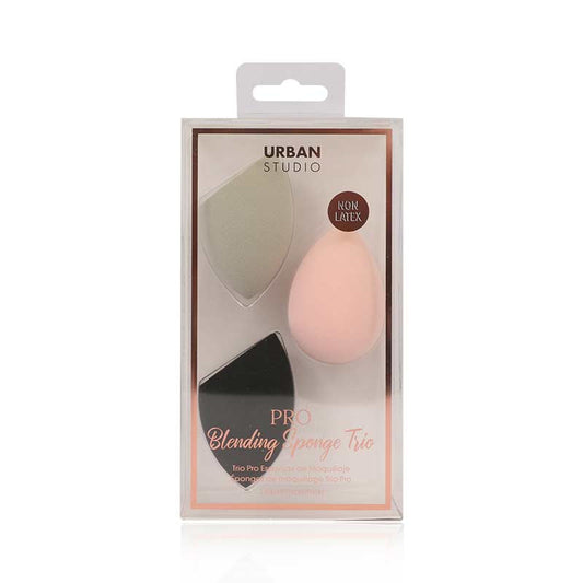 Cala Pro Blending Sponge Trio Black/Pink/Grey