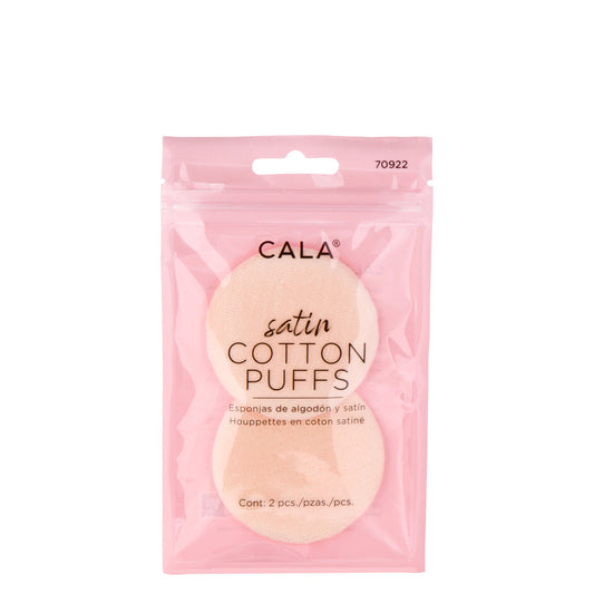 Cala Satin Cotton Puffs 2pc-70922