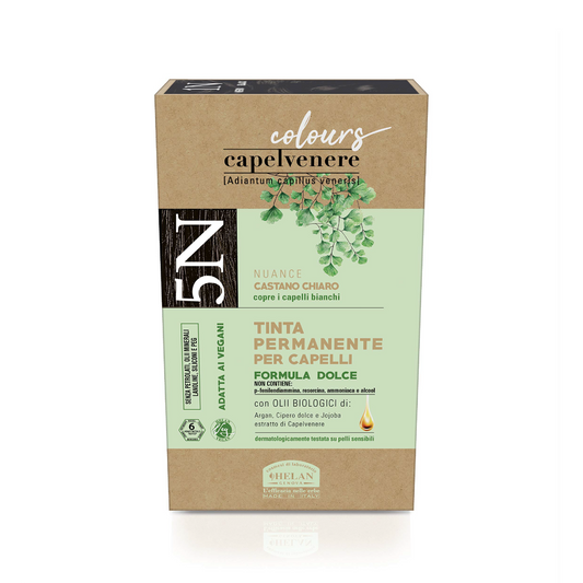 Capelvenere Permanant Hair Dye Light Brown 5N