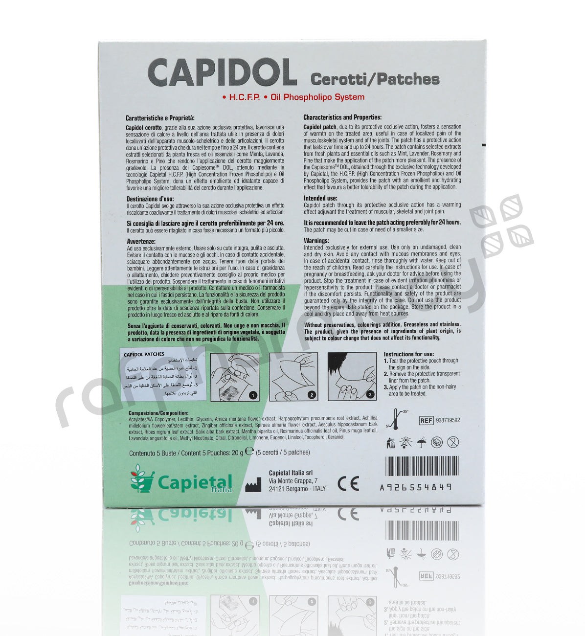 Capidol Pain Releive Patches 5'S