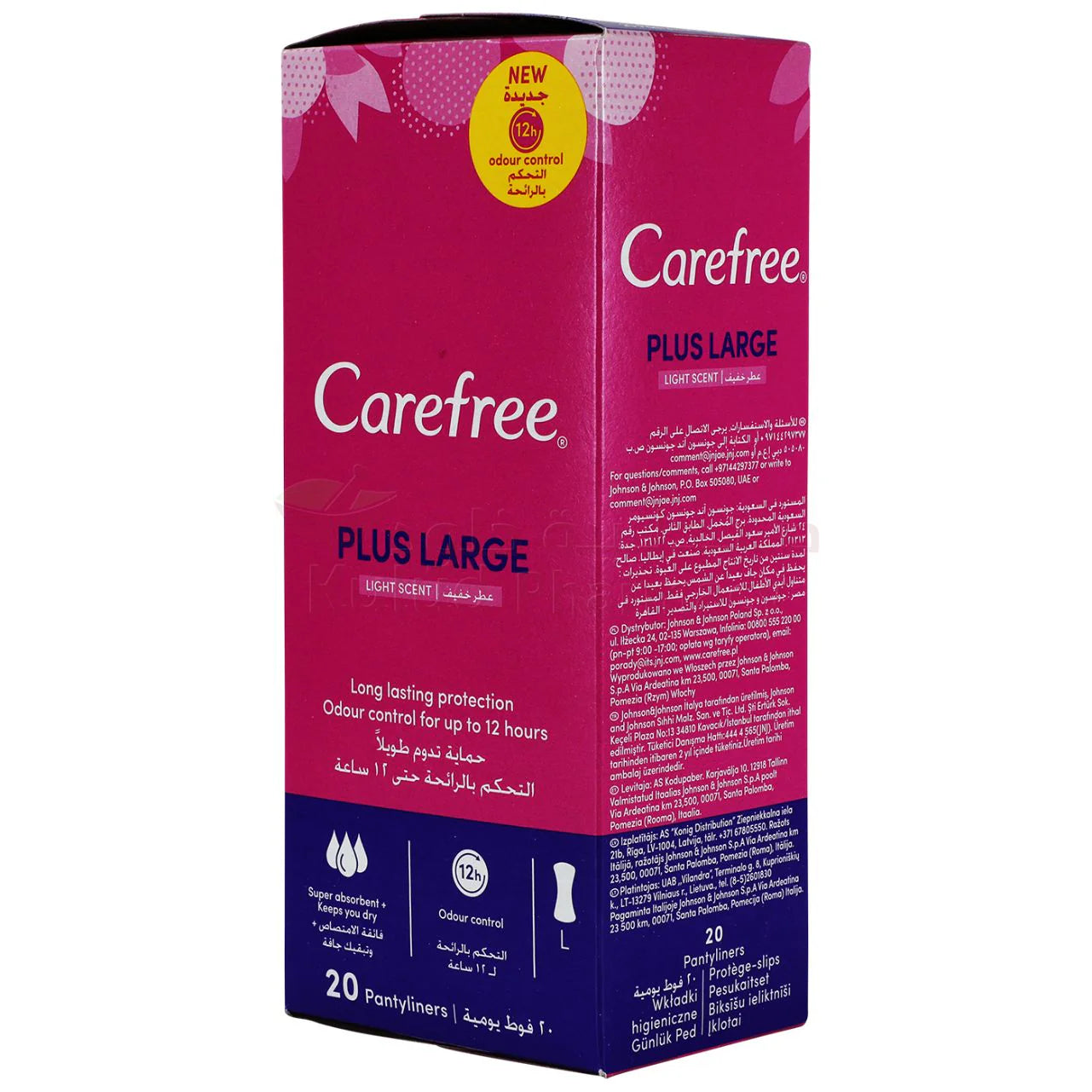 CAREFREE MAXI FRESH LARGE 20'S