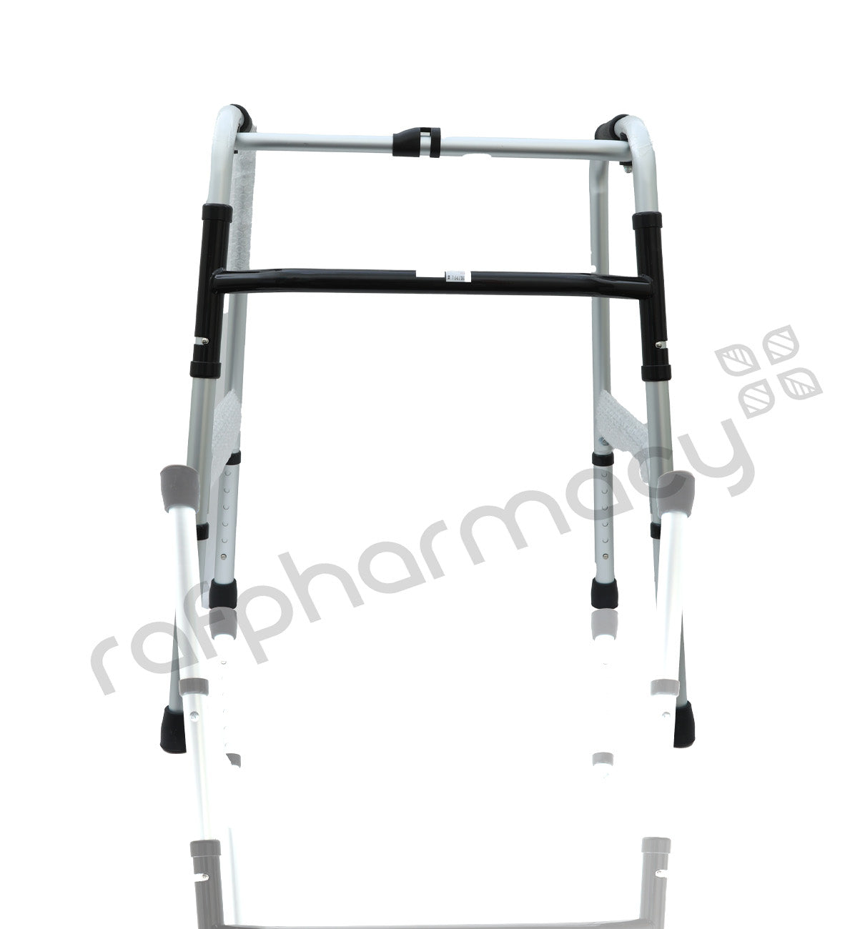 CAREMAX ALUMINIUM ONE BUTTON ADJUSTABLE TOEEWALKER 4 LEGS