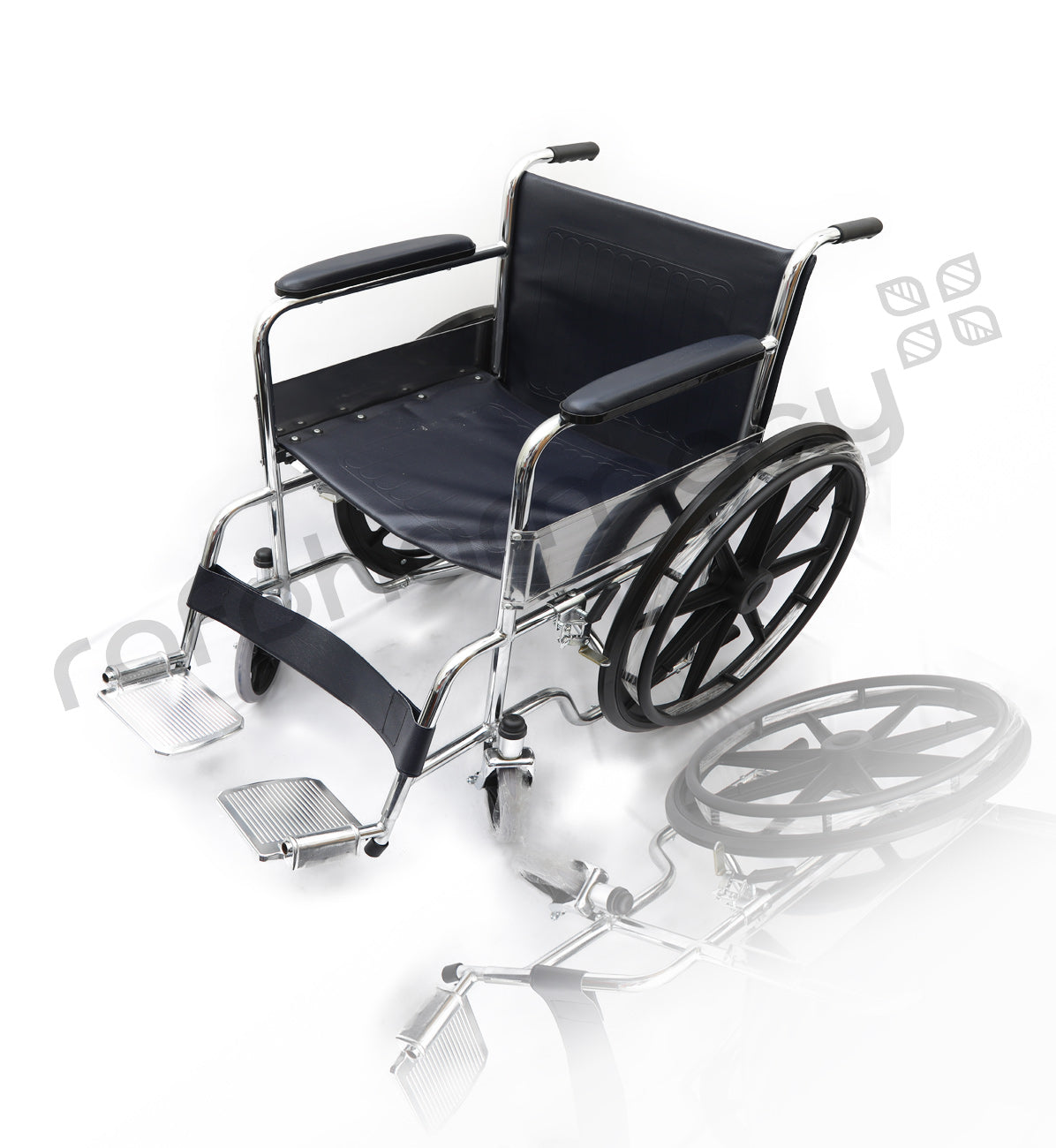 Caremax Steel Chrome Wheel Chair Mag Wheel