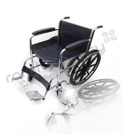 Caremax Steel Chrome Wheel Chair Mag Wheel