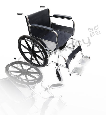 Caremax Steel Chrome Wheel Chair Mag Wheel