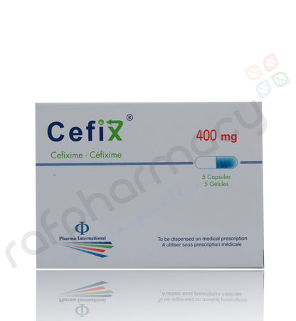 Cefix 400mg Capsules 5'S