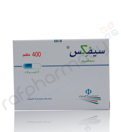 Cefix 400mg Capsules 5'S