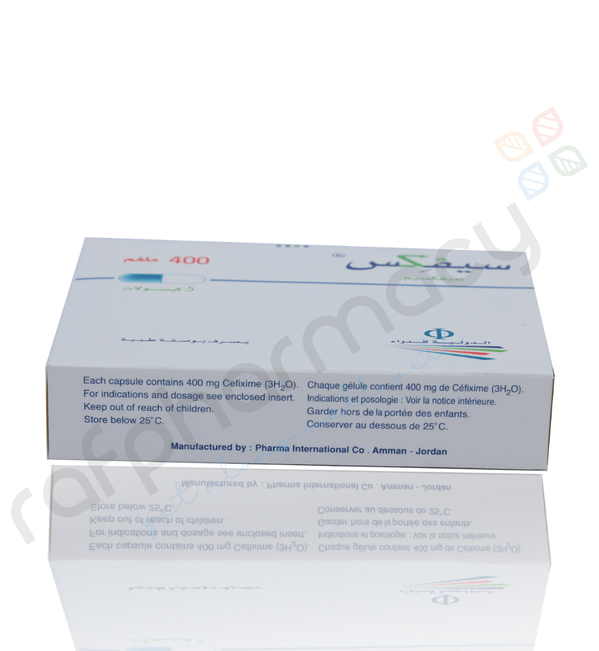 Cefix 400mg Capsules 5'S