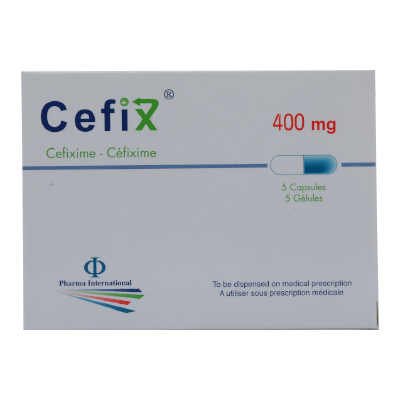 Cefix 400mg Capsules 5'S