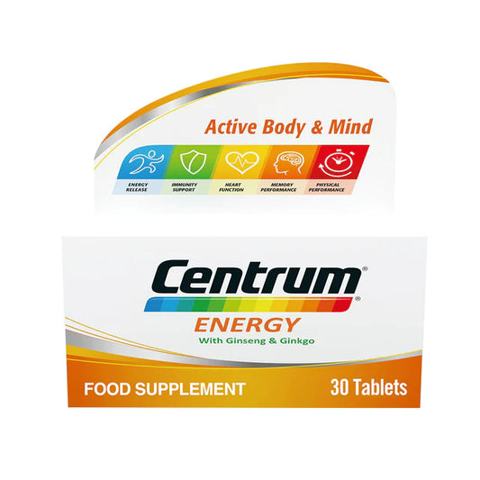 CENTRUM ENERGY TABLETS 30'S