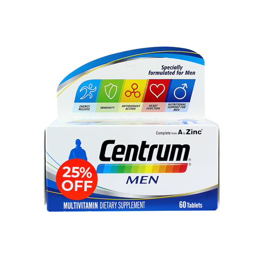 Centrum Men Tab 60'S 25% Off
