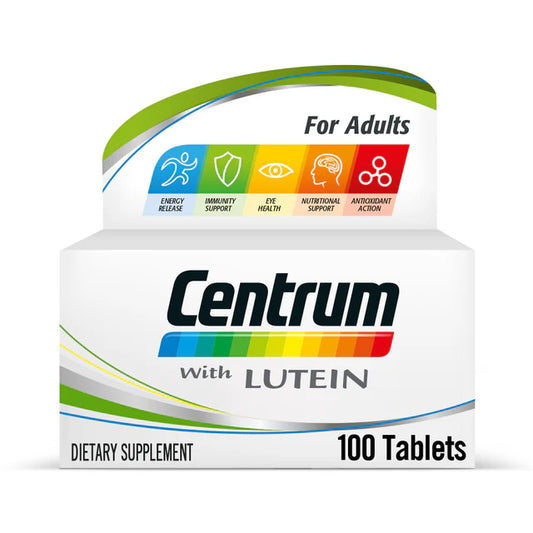 CENTRUM WITH LUTEIN TABLETS 100'S
