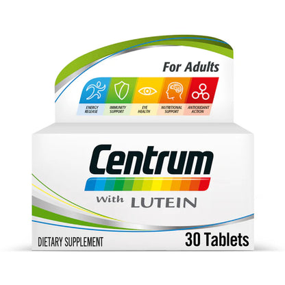 CENTRUM WITH LUTEIN TABLETS 30'S