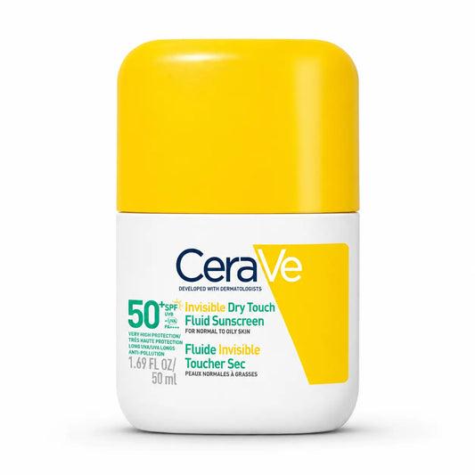 CeraVe Invisible Dry Touch Fluid Sunscreen SPF50+ 50ml