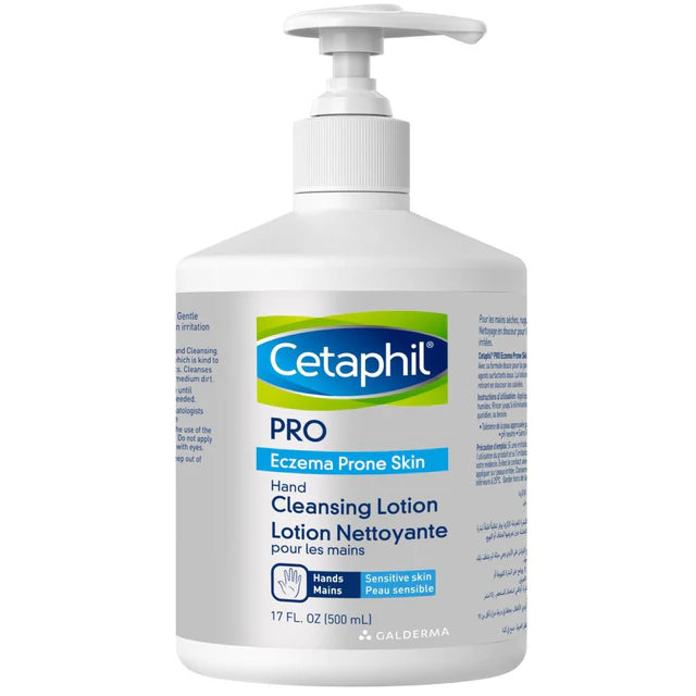 Cetaphil Pro Eczema Prone  Skin Hand Cleansing Lotion 500Ml