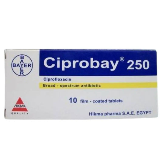 Ciprobay 250mg Tablets 10'S