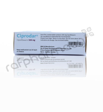 Ciprodar 500mg Tablets 10'S