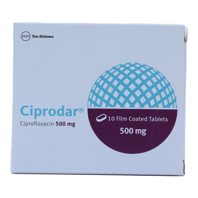 Ciprodar 500mg Tablets 10'S