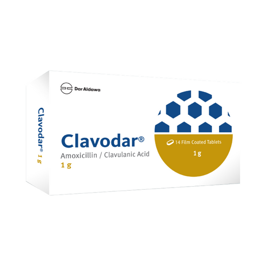 Clavodar 1g Tablets 14'S