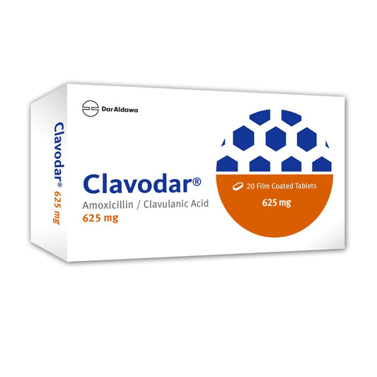 Clavodar 625mg Tablets 20'S