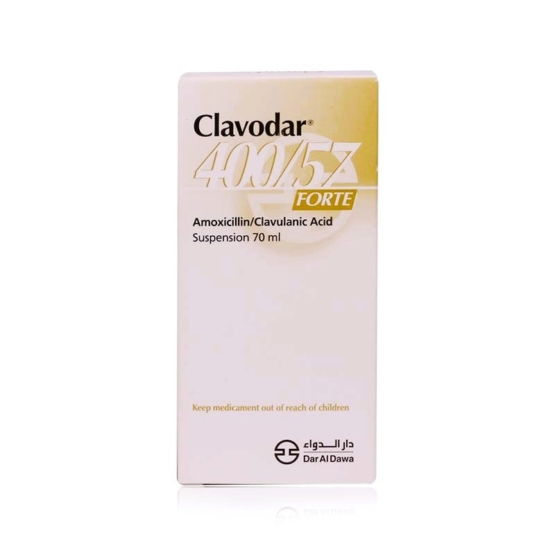 Clavodar Fort 457mg Suspension 70ml